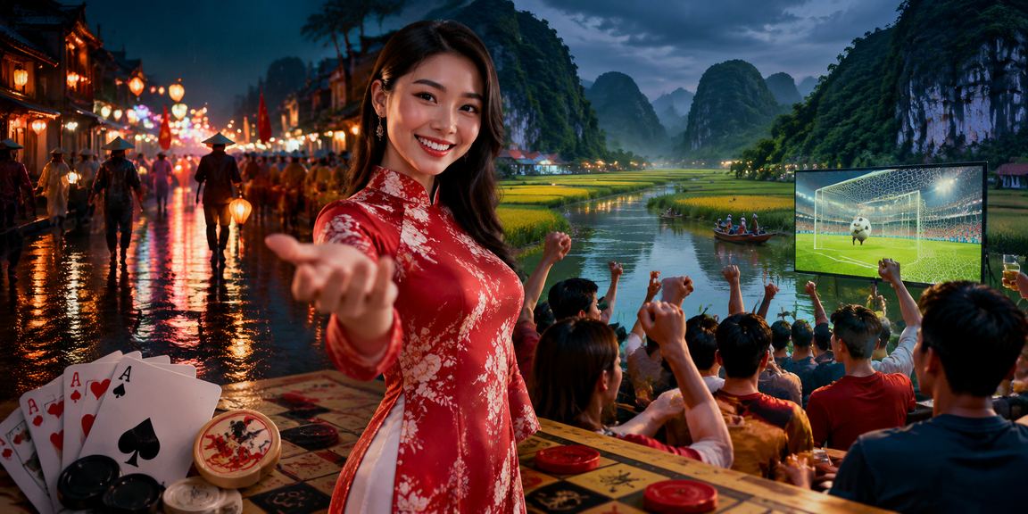 Người chơi tham gia lễ hội bài tại Ninh Bình trong không khí sôi động